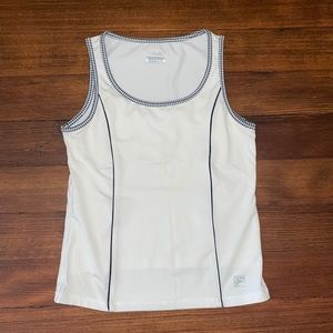 White tennis tank